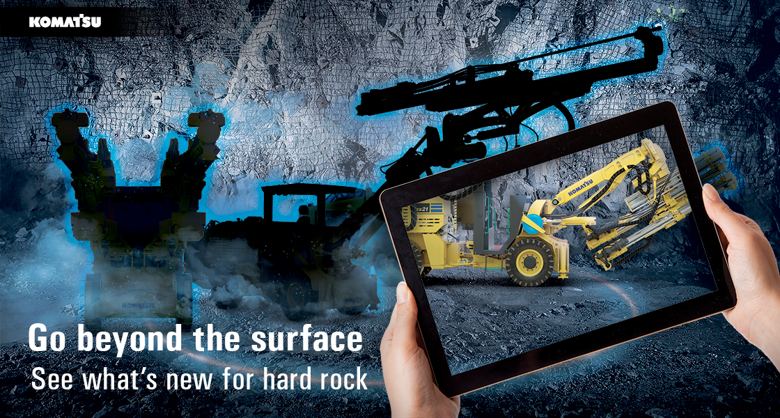 Komatsu - Go beyond the surface. See what's new for hard rock.